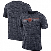 Chicago Bears Nike Sideline Velocity Performance T-Shirt Heathered Gray,baseball caps,new era cap wholesale,wholesale hats